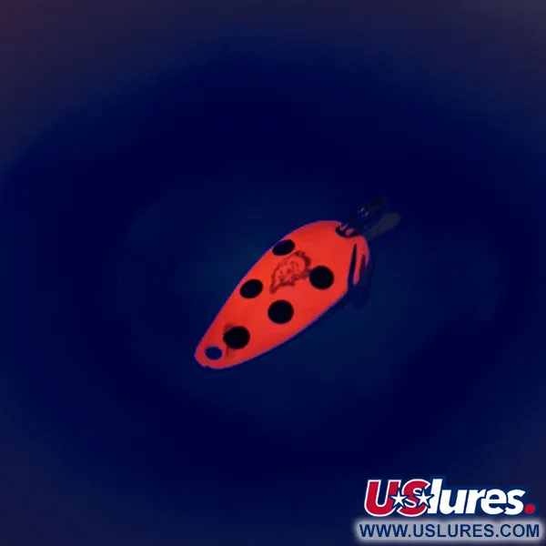 Eppinger Dardevle Skeeter UV (світиться в ультрафіолеті), червоний/чорний/нікель, 1 г, блесна коливалка (колебалка) #12148