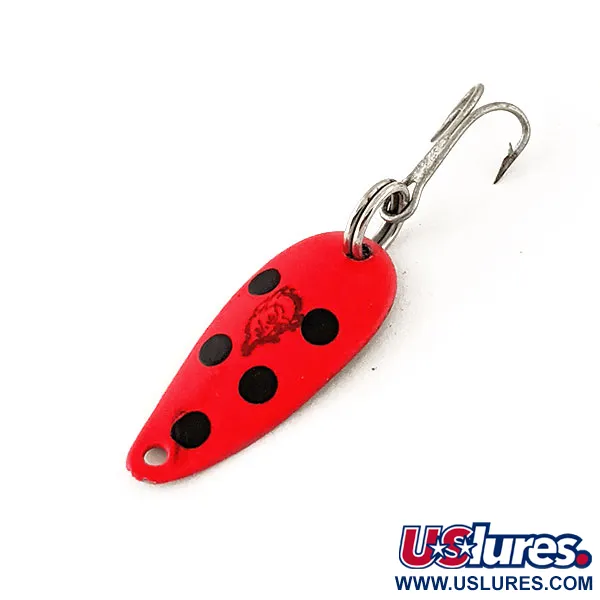 Eppinger Dardevle Skeeter UV (світиться в ультрафіолеті), червоний/чорний/нікель, 1 г, блесна коливалка (колебалка) #12148