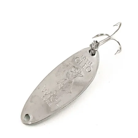 Seneca Little Cleo (Hula Girl), білий перламутр/зелений/нікель, 10 г, блесна коливалка (колебалка) #12164