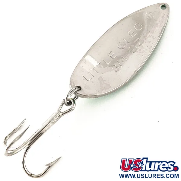 Acme Little Cleo UV (світиться в ультрафіолеті), жовтий/зелений/нікель, 21 г, блесна коливалка (колебалка) #12167