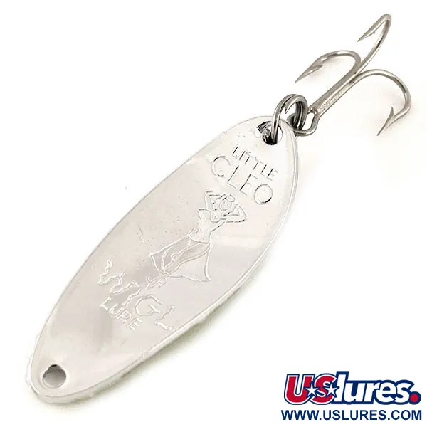 Seneca Little Cleo (Hula Girl), зелений/нікель, 10 г, блесна коливалка (колебалка) #12189