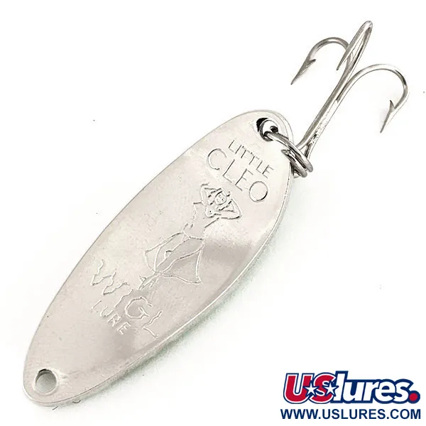 Seneca Little Cleo (Hula Girl, світиться в темряві), зелений/білий/нікель, 10 г, блесна коливалка (колебалка) #12190