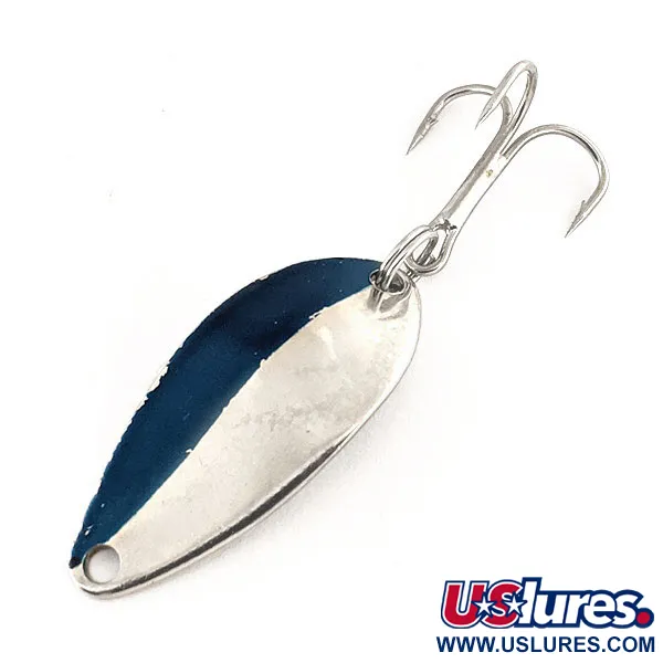  Little Cleo Seneca, нікель/синій, 4 г, блесна коливалка (колебалка) #12196