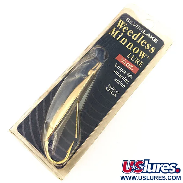 Незачіпляйка Silverlake Minnow, золото, 7 г, блесна коливалка (колебалка) #12201