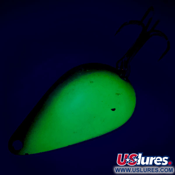 Acme K.O. Wobbler UV (світиться в ультрафіолеті), жовтий/зелений, 21 г, блесна коливалка (колебалка) #12258