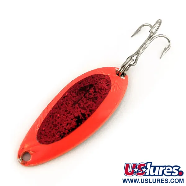 Eppinger Dardevle Devle-Dog 7900 UV (світиться в ультрафіолеті), червоний/нікель, 7 г, блесна коливалка (колебалка) #12262