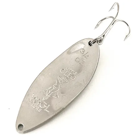 Seneca Little Cleo (Hula Girl), білий/зелений/гліттер/нікель, 21 г, блесна коливалка (колебалка) #12267