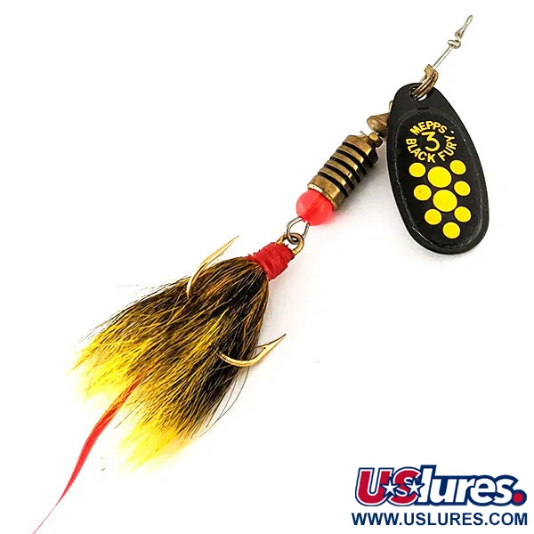Mepps Black Fury 3 Dressed (з хвосту білки)