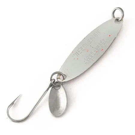 Luhr Jensen Needlefish 1 UV (світиться в ультрафіолеті), жовтий/червоний/білий, 2 г, блесна коливалка (колебалка) #12328