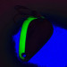 Acme K.O. Wobbler UV (світиться в ультрафіолеті), нікель/зелений, 3,5 г, блесна коливалка (колебалка) #12369
