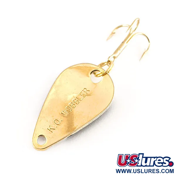 Acme K.O. Wobbler, чорний/білий/золото, 3,5 г, блесна коливалка (колебалка) #12370