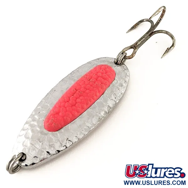  Blue Fox Pixee UV (світиться в ультрафіолеті), карбований нікель/рожевий, 24 г, блесна коливалка (колебалка) #12406