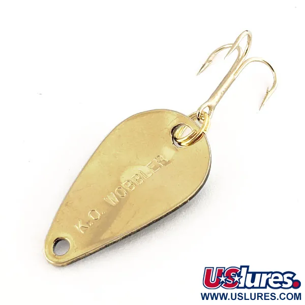 Acme K.O. Wobbler, чорний/білий/золото, 3,5 г, блесна коливалка (колебалка) #12414