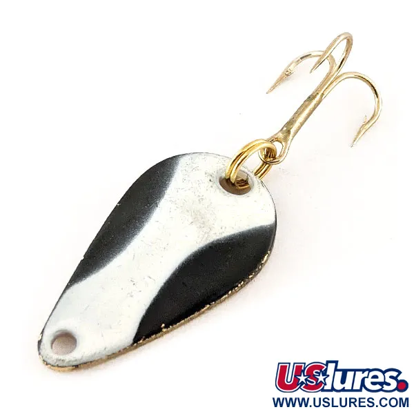 Acme K.O. Wobbler, чорний/білий/золото, 3,5 г, блесна коливалка (колебалка) #12414