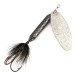 Yakima Bait Worden’s Original Rooster Tail 6, срібло/чорний, 15 г, блешня оберталка (вертушка) #12417