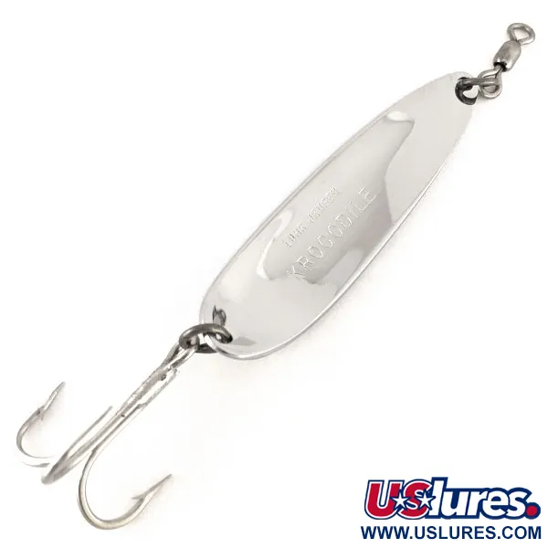 Luhr Jensen Krocodile DIE #5, нікель, 28 г, блесна коливалка (колебалка) #12436