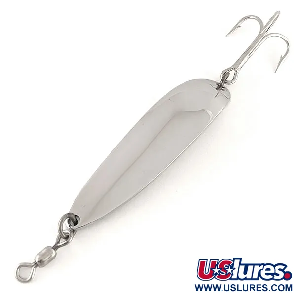 Luhr Jensen Krocodile DIE #5, нікель, 28 г, блесна коливалка (колебалка) #12436