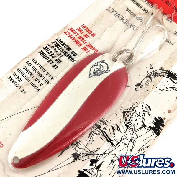 Eppinger Dardevle Dardevlet, червоний/білий/нікель, 21 г, блесна коливалка (колебалка) #12437