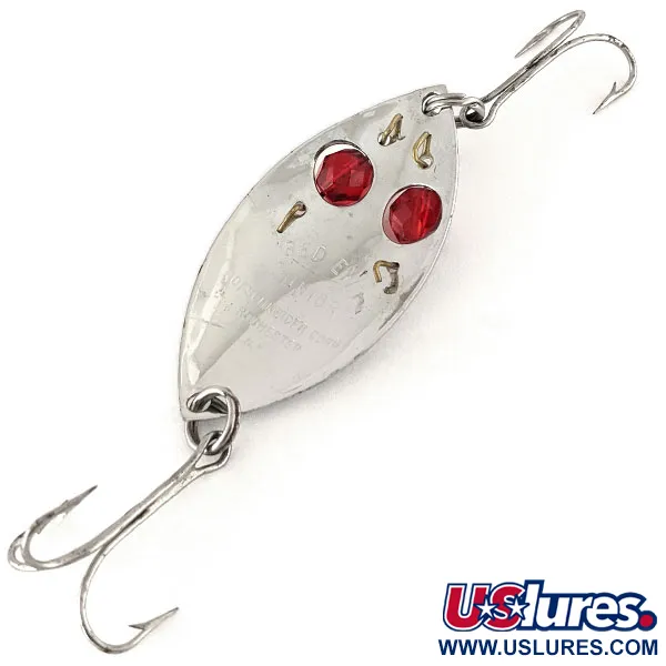 Hofschneider Red Eye Junior, нікель/червоний, 13 г, блесна коливалка (колебалка) #12440