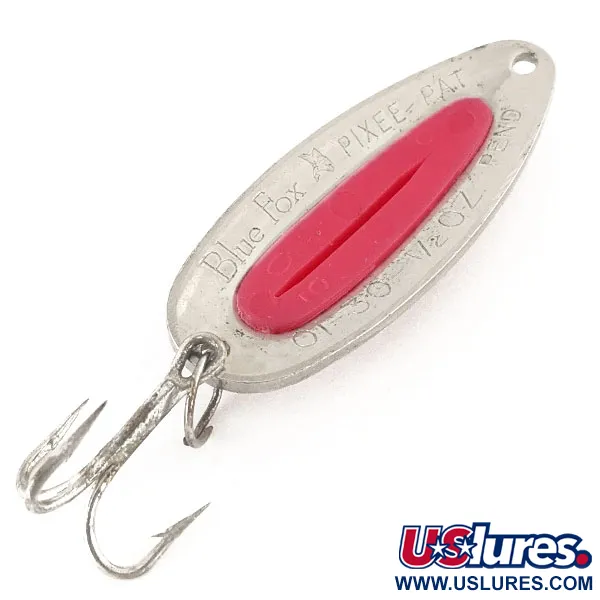 Blue Fox Pixee, карбований нікель/рожевий, 14 г, блесна коливалка (колебалка) #12446