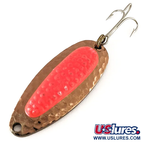  Blue Fox Pixee UV (світиться в ультрафіолеті), Карбована мідь/рожевий, 14 г, блесна коливалка (колебалка) #12447