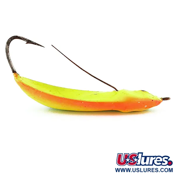 Незачіпляйка Rapala Minnow Spoon UV (світиться в ультрафіолеті), Fire Tiger, 15 г, блесна коливалка (колебалка) #12463