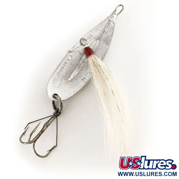  Johnson Silver Minnow Triple Hook, срібло, 7 г, блесна коливалка (колебалка) #12489