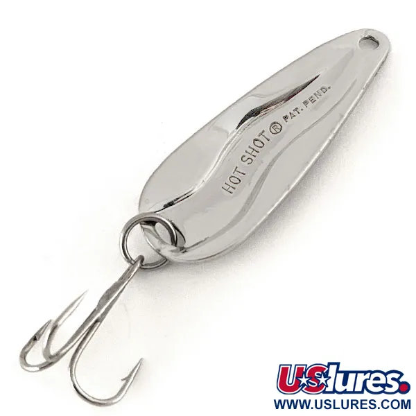 Luhr Jensen Hot Shot, Хром, 9 г, блесна коливалка (колебалка) #12498