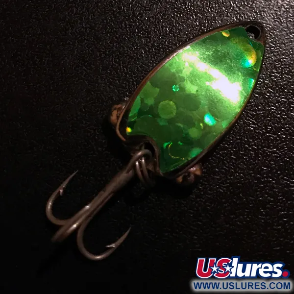 Fish Itt First Lure Double Dancer, зелений/нікель, 7 г, блесна коливалка (колебалка) #12500