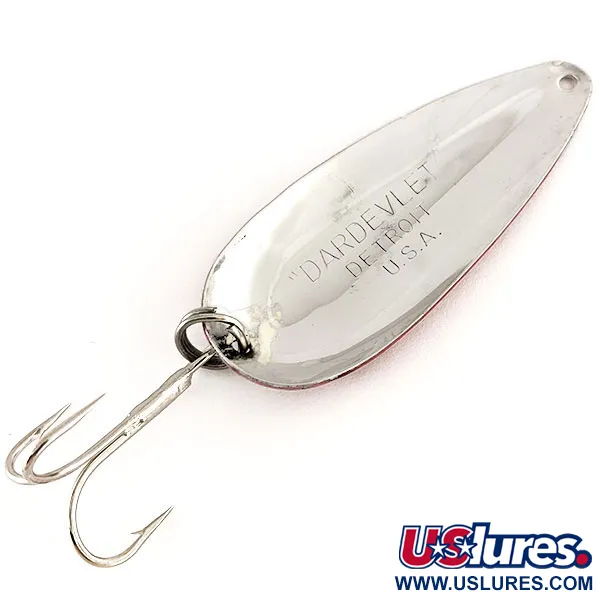 Eppinger Dardevle Dardevlet, червоний/білий/нікель, 21 г, блесна коливалка (колебалка) #12511