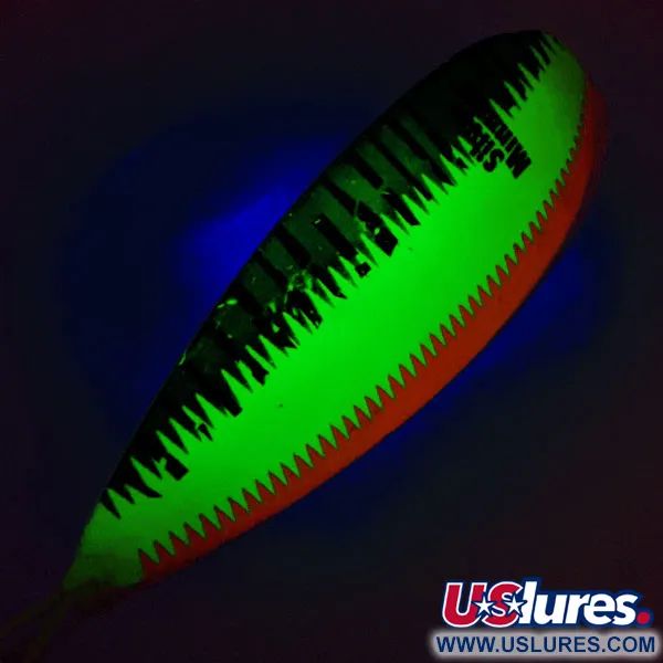  Незачіпляйка Johnson Silver Minnow UV (світиться в ультрафіолеті), Fire Tiger, 28 г, блесна коливалка (колебалка) #12517