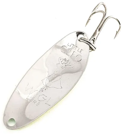 Seneca Little Cleo (Hula Girl) тролінгова UV (світиться в ультрафіолеті), жовтий/зелений, 4 г, блесна коливалка (колебалка) #12518