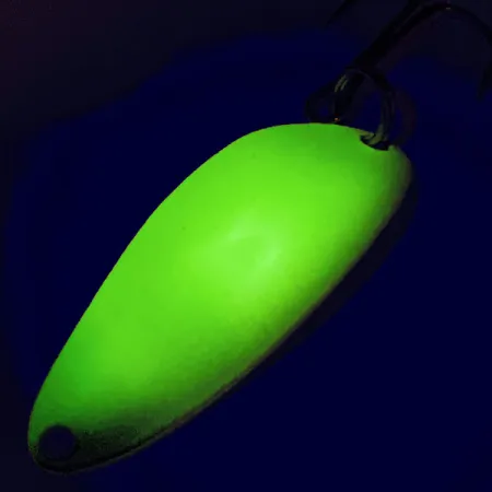 Seneca Little Cleo (Hula Girl) тролінгова UV (світиться в ультрафіолеті), жовтий/зелений, 4 г, блесна коливалка (колебалка) #12518