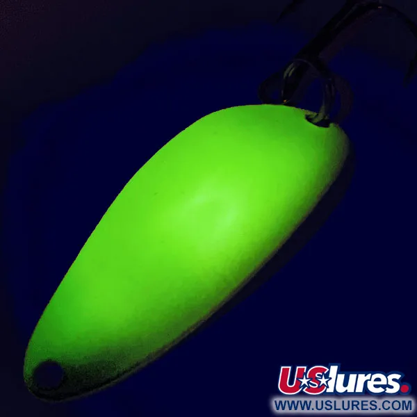 Seneca Little Cleo (Hula Girl) тролінгова UV (світиться в ультрафіолеті), жовтий/зелений, 4 г, блесна коливалка (колебалка) #12518