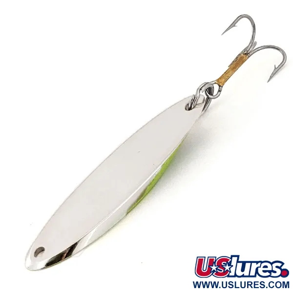Acme Kastmaster, нікель/зелений, 21 г, блесна коливалка (колебалка) #12526