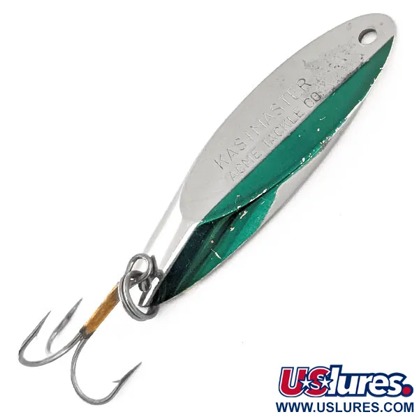Acme Kastmaster, нікель/зелений, 21 г, блесна коливалка (колебалка) #12532