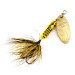 Yakima Bait Worden’s Original Rooster Tail, золото/жовтий, 4,7 г, блешня оберталка (вертушка) #12540