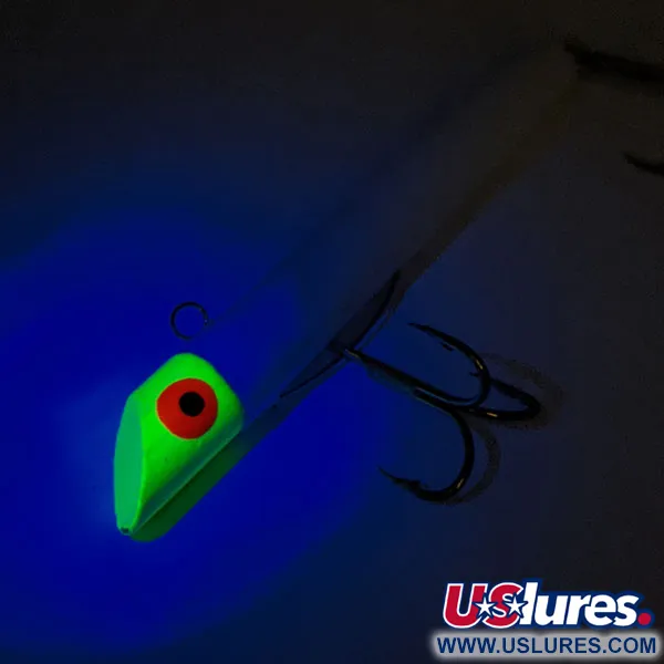  Sea Striker Got-Cha Gotcha G1000 Series UV (світиться в ультрафіолеті), білий/жовтий, 25 г, блесна коливалка (колебалка) #12560