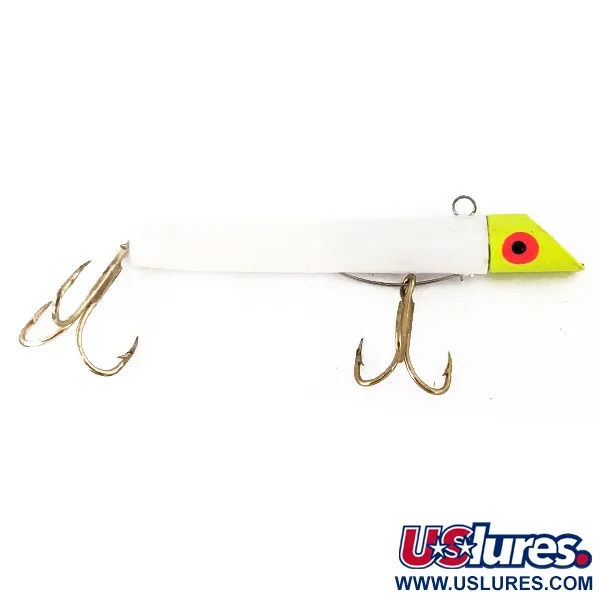  Sea Striker Got-Cha Gotcha G1000 Series UV (світиться в ультрафіолеті), білий/жовтий, 25 г, блесна коливалка (колебалка) #12560