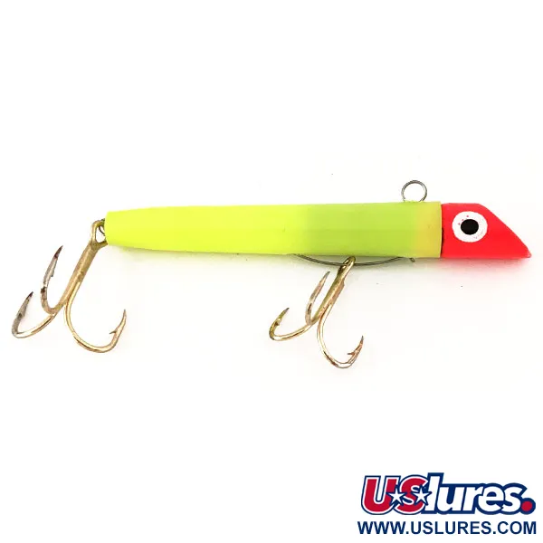  Sea Striker Got-Cha Gotcha G100 Series UV (світиться в ультрафіолеті), Шартрез/червоний, 28 г, воблер #12563