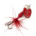 Yakima Bait Vibric Rooster Tail, червоний, 1,7 г, блешня оберталка (вертушка) #12567