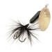 Yakima Bait Worden’s Original Rooster Tail, срібло/чорний, 3,54 г, блешня оберталка (вертушка) #12606