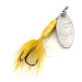 Yakima Bait Worden’s Original Rooster Tail, жовтий/срібло, 3,5 г, блешня оберталка (вертушка) #12608