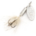 Yakima Bait Worden’s Original Rooster Tail, срібло, 3,54 г, блешня оберталка (вертушка) #12626