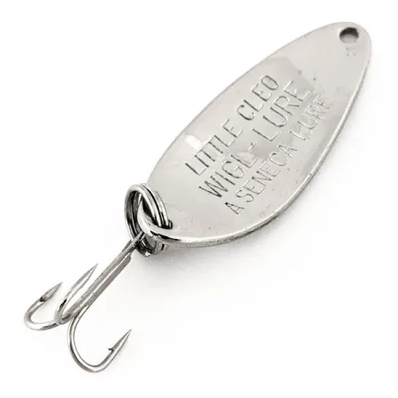 Little Cleo Seneca, нікель/синій, 7 г, блесна коливалка (колебалка) #12646