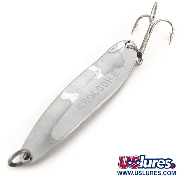 Luhr Jensen Krocodile DIE #4, нікель, 14 г, блесна коливалка (колебалка) #12648