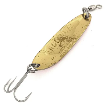 Luhr Jensen Krocodile DIE #3, золото/помаранчевий/райдужна голограма, 10 г, блесна коливалка (колебалка) #12649