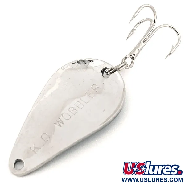 Acme K.O. Wobbler, нікель/синій, 14 г, блесна коливалка (колебалка) #12650