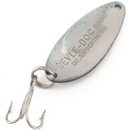 Eppinger Dardevle Devle-Dog 5200, нікель/синій, 7 г, блесна коливалка (колебалка) #12652