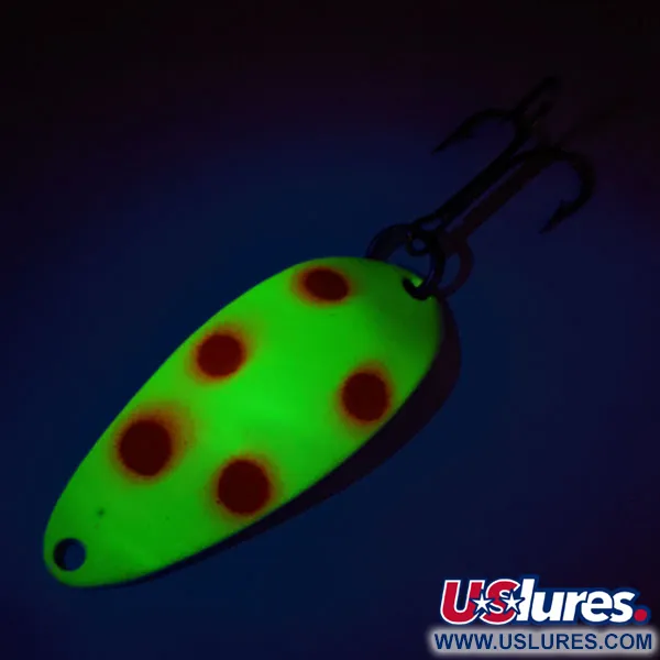 Seneca Little Cleo (Hula Girl, UV - світиться в ультрафіолеті), жовтий/червоний/нікель, 10 г, блесна коливалка (колебалка) #12667